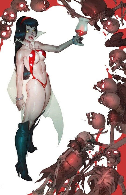 Vampirella Strikes #10 Ben Caldwell Exclusive Connecting Virgin Variant (2023)