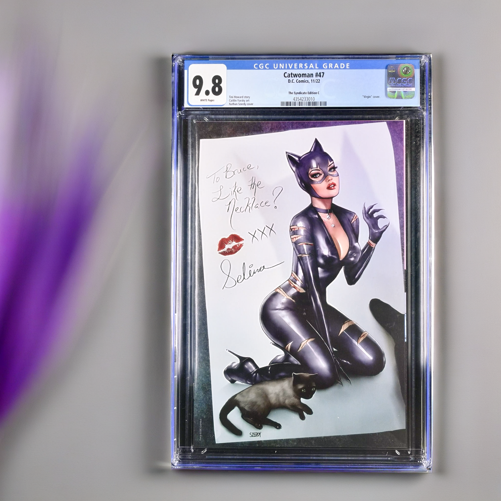 Catwoman #47 | CGC 9.8 | Batman Letter Virgin Variant | Szerdy (2022)