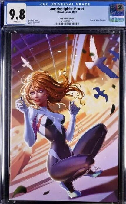 Amazing Spider-Man #9 R1C0 Virgin Variant  CGC 9.8 (2022)