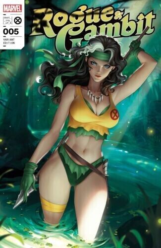 Rogue & Gambit - Issue #5 - R1C0 Savage Land Trade Dress Variant NM+ 9 (2023)