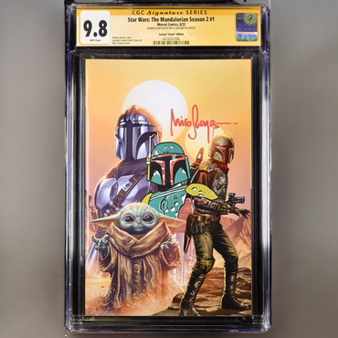 Star Wars: The Mandalorian Season 2 Suayan ""Virgin"" Edition AUTO & SKETCH 9.8