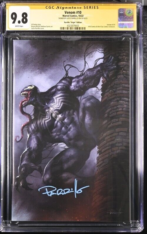 Venom #10 Signed by Lucio Parrillo CGC 9.8