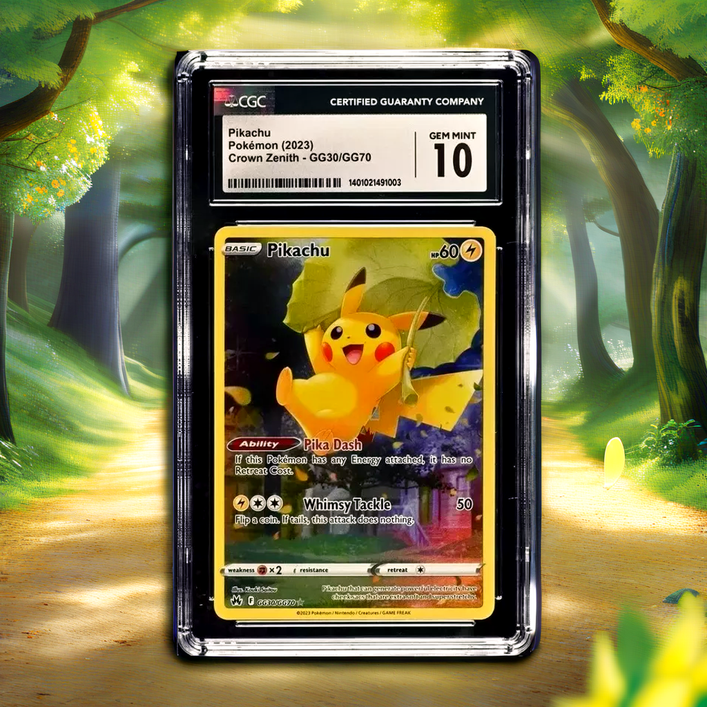 Pokemon Pikachu GG30/GG70 Crown Zenith English Gem Mint 10 (2023)