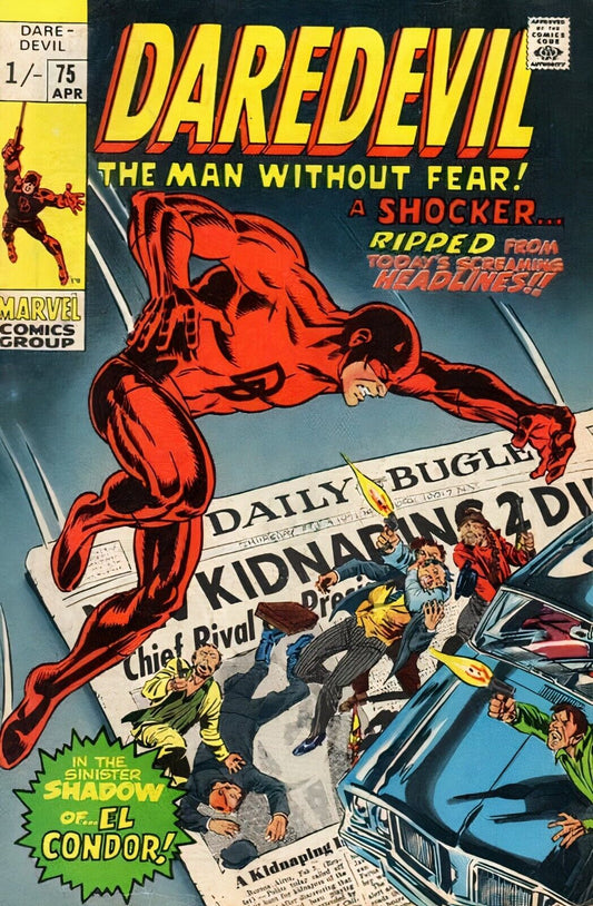 Daredevil #75 1971 Colan Cover