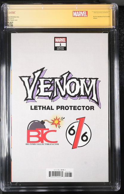 Venom: Lethal Protector #1 Marvel Comics 5/22 Signed & Remarque by Suayan