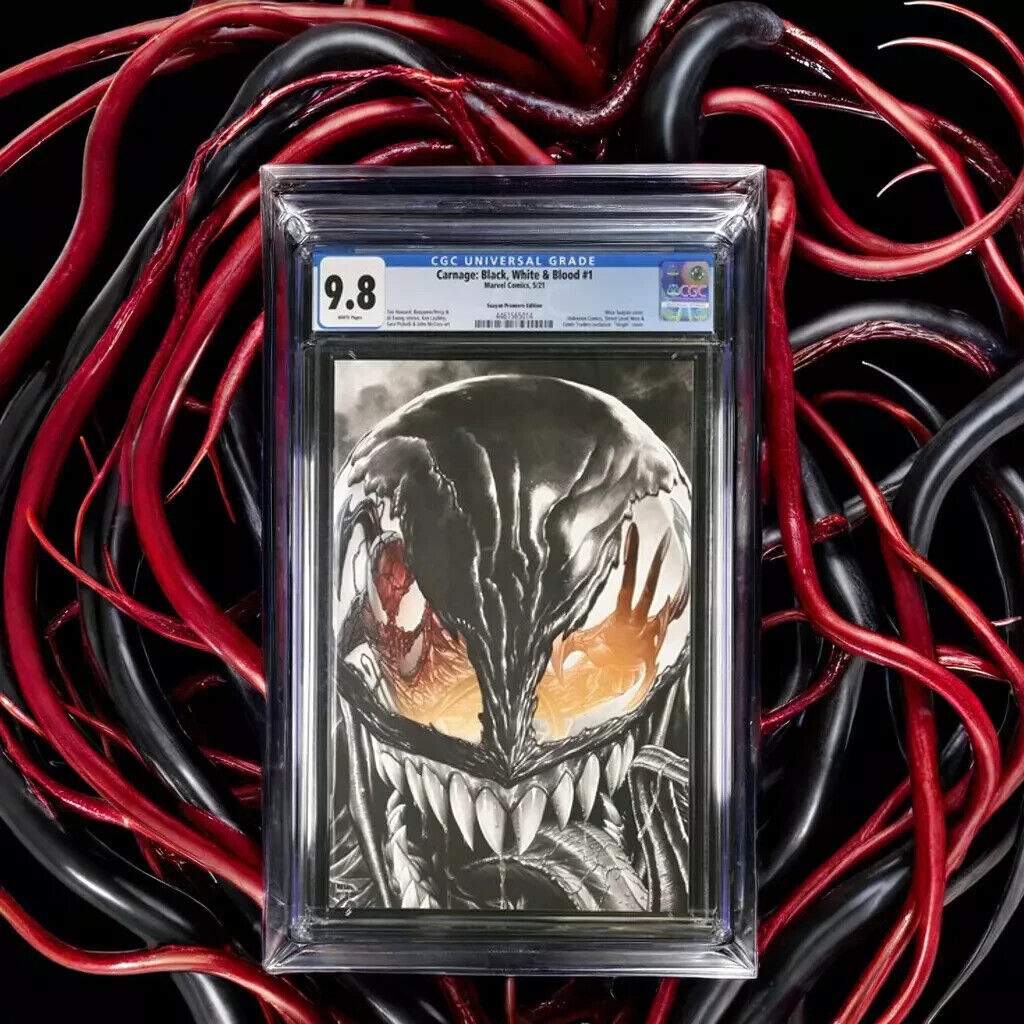 Carnage: Black, White & Blood #1 Suayan Premiere Edition CGC 9.8 (2021)