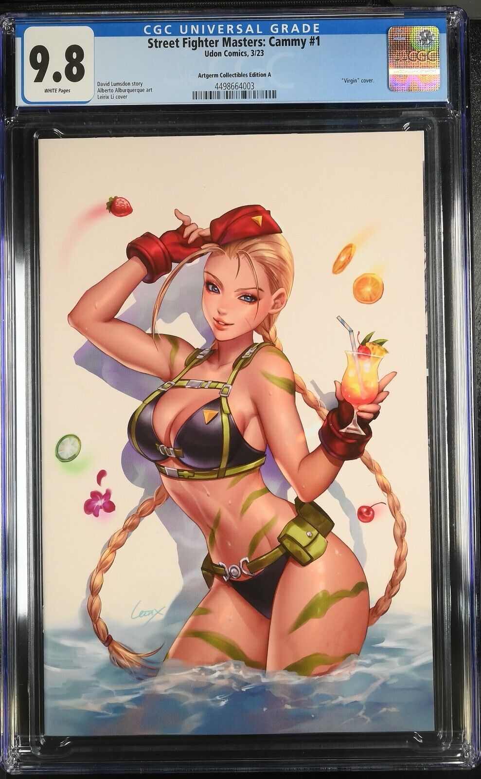 Street Fighter Masters: Cammy #1 Artgerm Collectibles Edition A CGC 9.8 (2023)