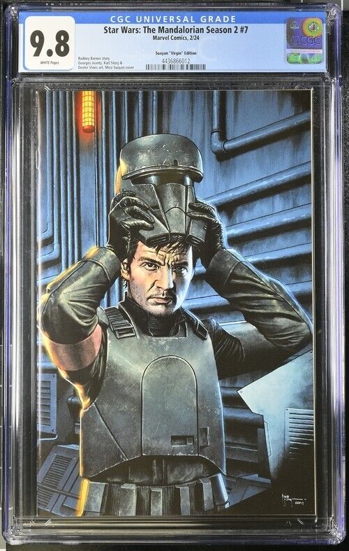 Star Wars: The Mandalorian Season 2 #7 Suayan "Virgin" Edition CGC 9.8 (2024)