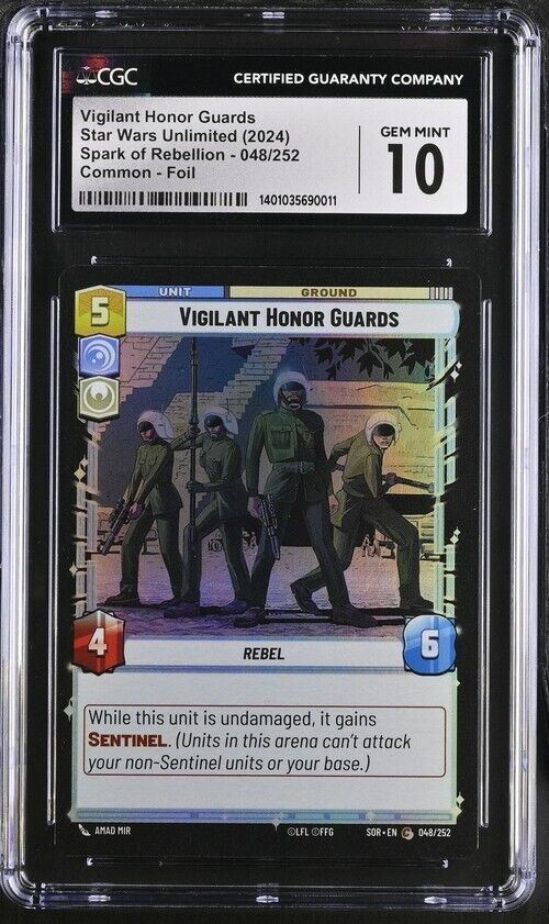 Star Wars Vigilant Honor Guards 048/252 Spark of Rebellion English Gem Mint 10