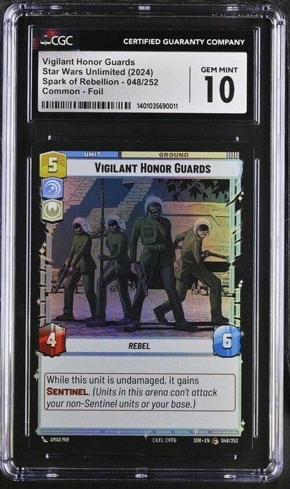 Star Wars Vigilant Honor Guards 048/252 Spark of Rebellion English Gem Mint 10