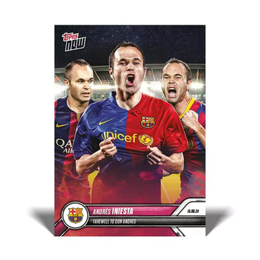 Andrés Iniesta - Farewell- FC Barcelona Topps NOW® Card 2