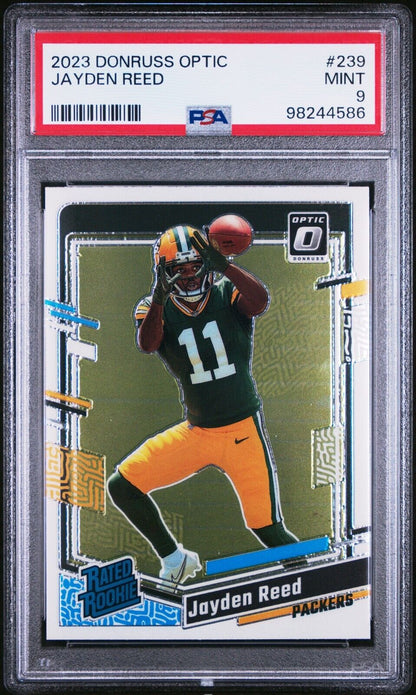 2023 PANINI DONRUSS OPTIC 239 JAYDEN REED MINT 9