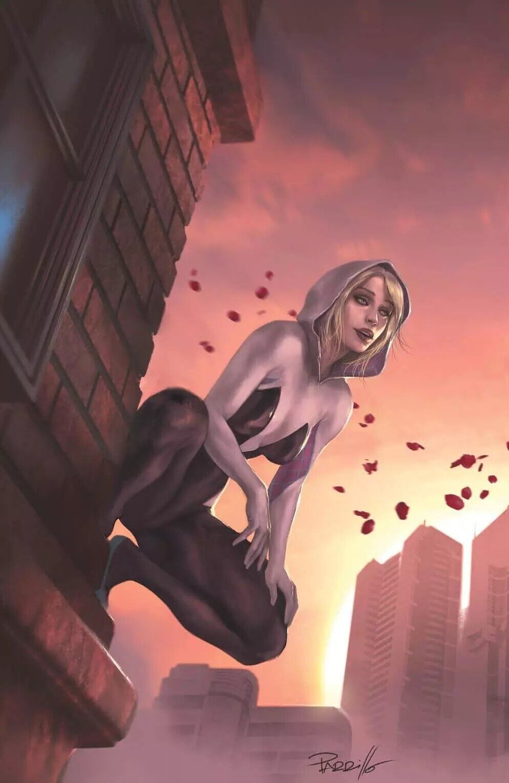 Spider-Gwen: Shadow Clones #1 Lucio Parrillo Exclusive Virgin Variant (2023)