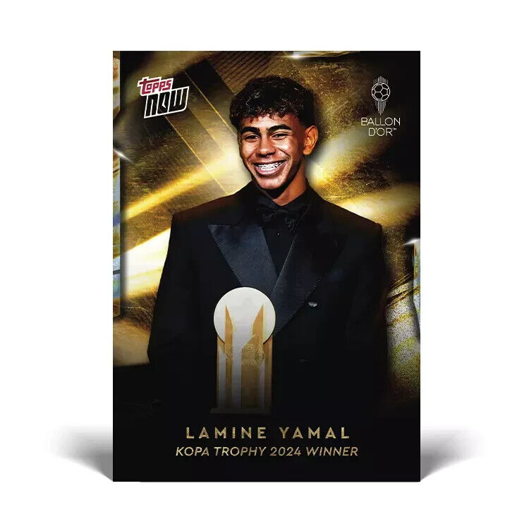 Lamine Yamal - 2024 Kopa Trophy Winner Topps Now Card