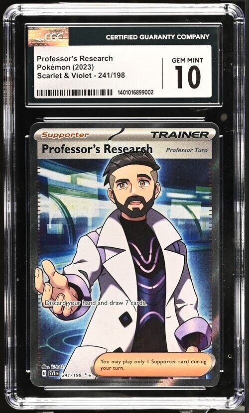 Pokemon Professor's Research 241/198 SV1EN English Gem Mint 10 (2023)