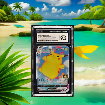 Pokemon Surfing Pikachu VMAX 022/028 S8a Japanese Mint+ 9 (2021)