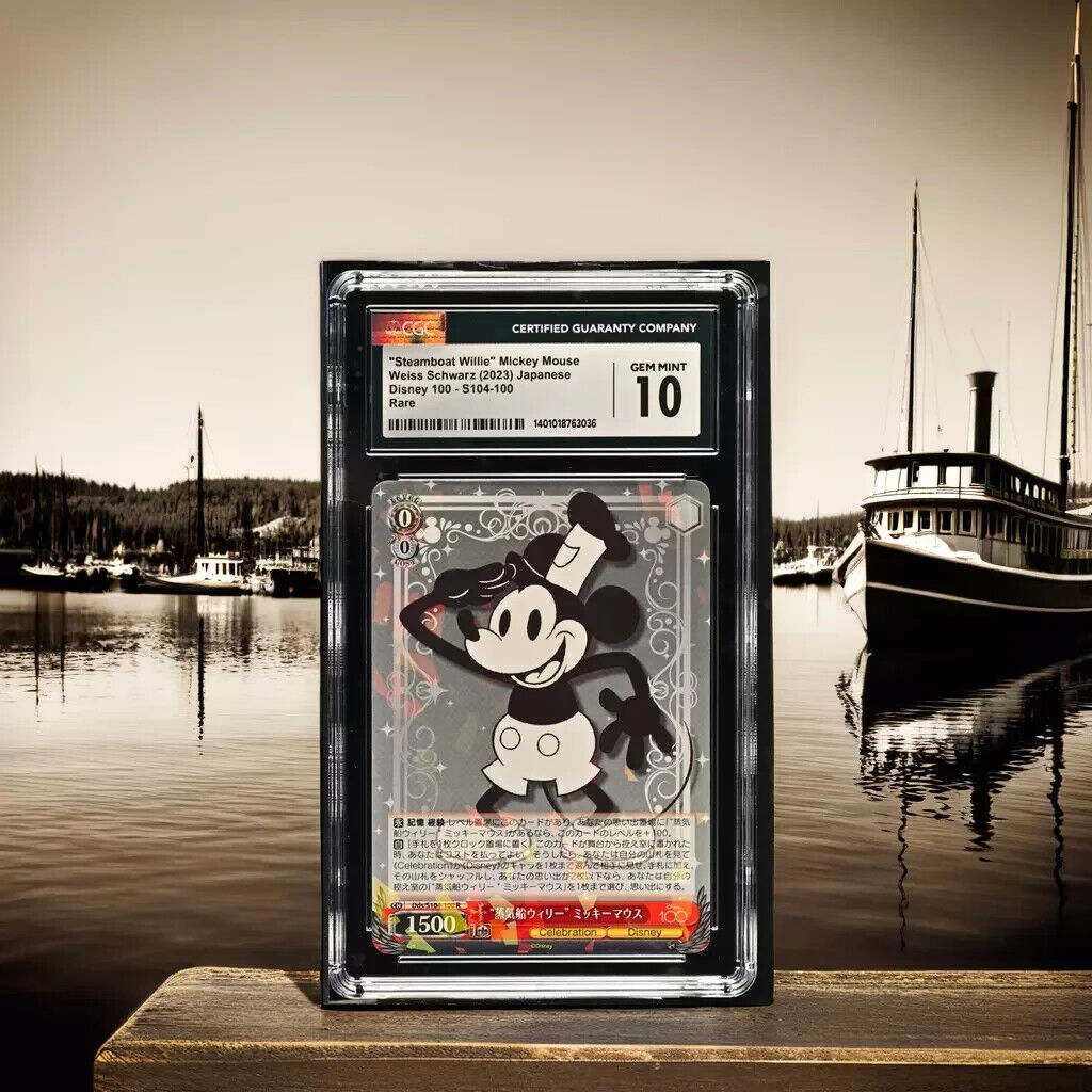 Weiss Schwarz "Steamboat Willie" Mickey Mouse S104-100 Disney100 JPN R GM10 2023