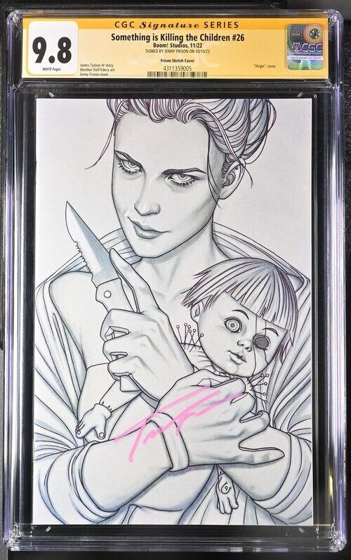 Something is Killing the Children #26 Cover D 1:50 Signed by Frison 9.8