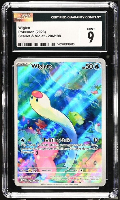 Pokemon Wiglett 206/198 Scarlet & Violet - SV1EN English 9 (2023)