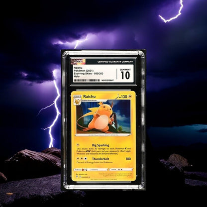 Pokemon Raichu 050/203 Evolving Skies English Gem Mint 10 (2021)