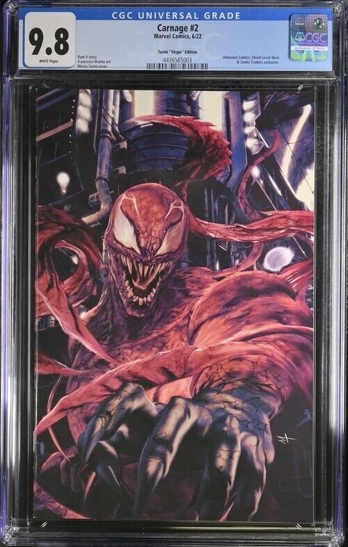 Carnage #2 Turini "Virgin" Edition CGC 9.8 (2022)