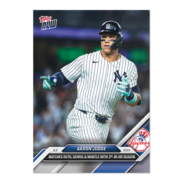 Aaron Judge - 2024 MLB TOPPS NOW Card 504 * PRESALE *