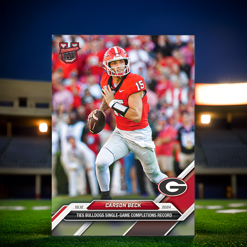 Carson Beck - 2024 Bowman U Now® Football Card 25