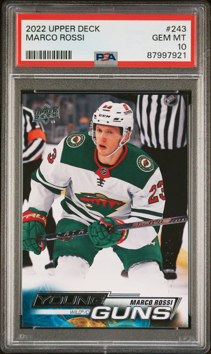 2022 UPPER DECK MARCO ROSSI   243   PSA GEM MT 10