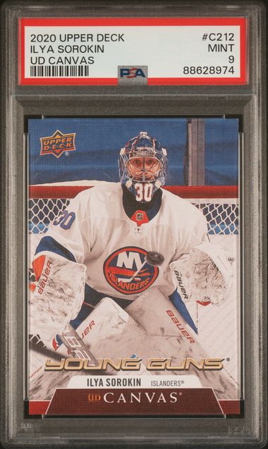 2020 UPPER DECK UD CANVAS ILYA SOROKIN   C212  UD CANVAS PSA MINT 9