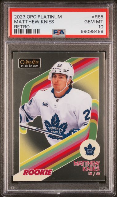 2023 O-PEE-CHEE PLATINUM RETRO MATTHEW KNIES   R85   PSA GEM MT 10