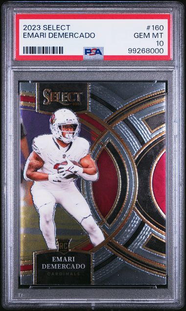 2023 PANINI SELECT EMARI DEMERCADO   160   PSA GEM MT 10