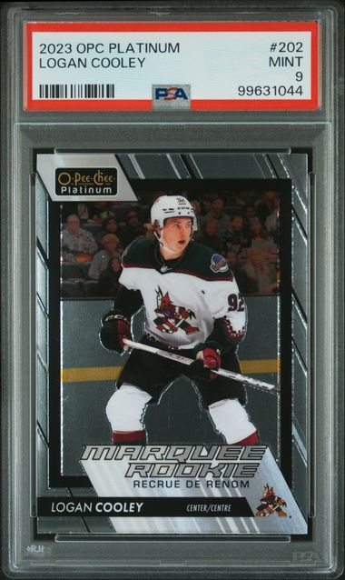 2023 O-PEE-CHEE PLATINUM LOGAN COOLEY   202   PSA MINT 9