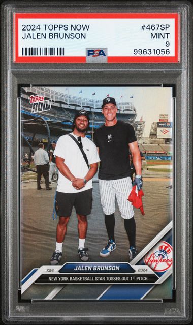 2024 TOPPS NOW JALEN BRUNSON   467SP   PSA MINT 9
