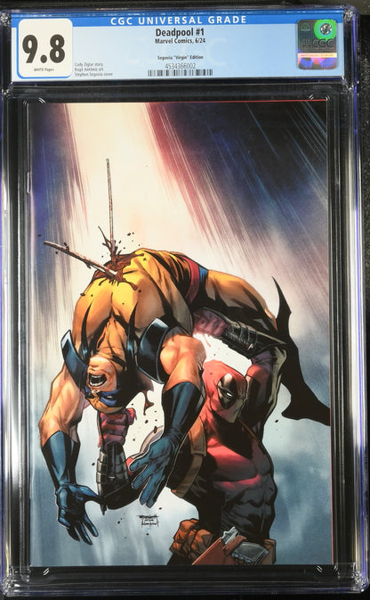 Deadpool #1 Segovia "Virgin" Edition 9.8