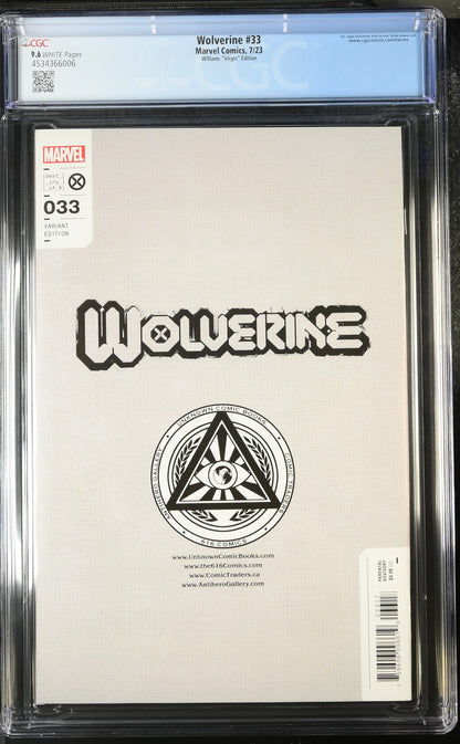 Wolverine #33 Williams "Virgin" Edition CGC 9.6