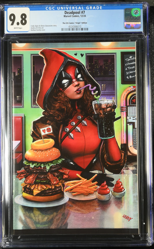 Deadpool #7 The 616 Comics "Virgin" Edition 9.8