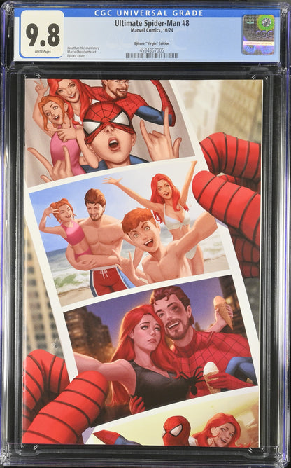 Ultimate Spider-Man #8 Ejikure Virgin Cover 9.8