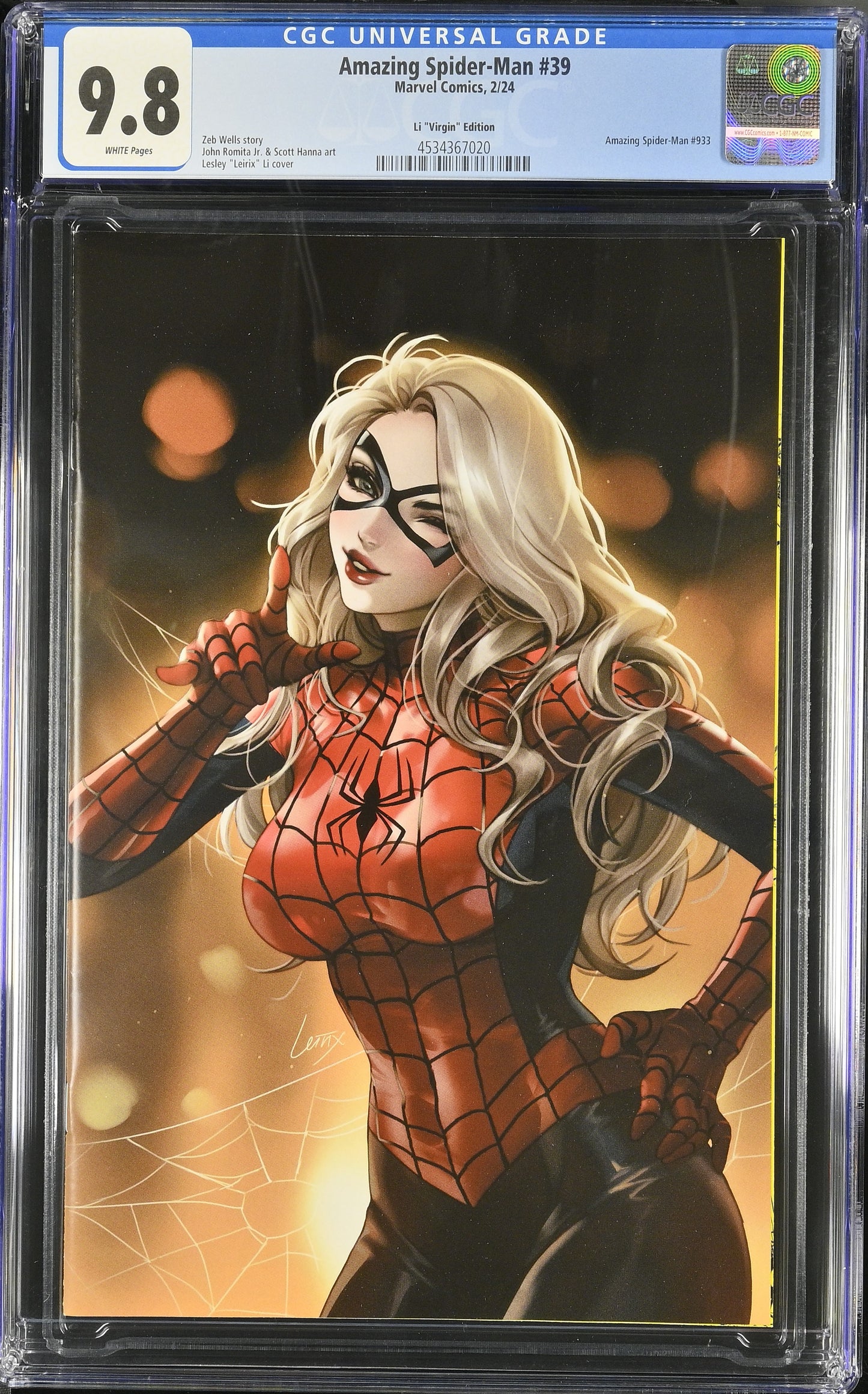Amazing Spider-Man #39 Li "Virgin" Edition 9.8