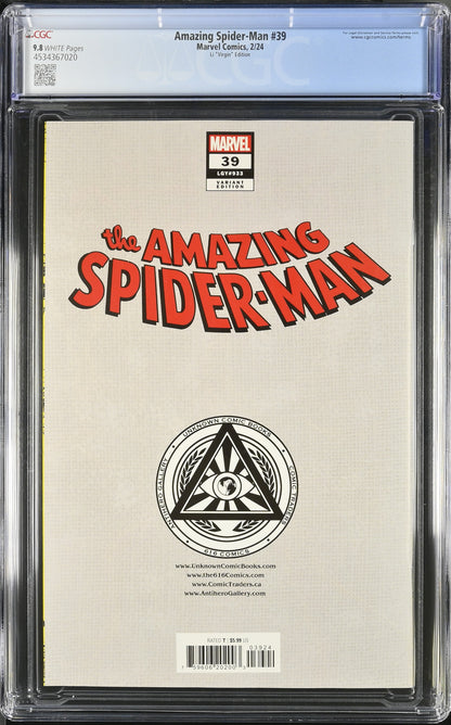 Amazing Spider-Man #39 Li "Virgin" Edition 9.8