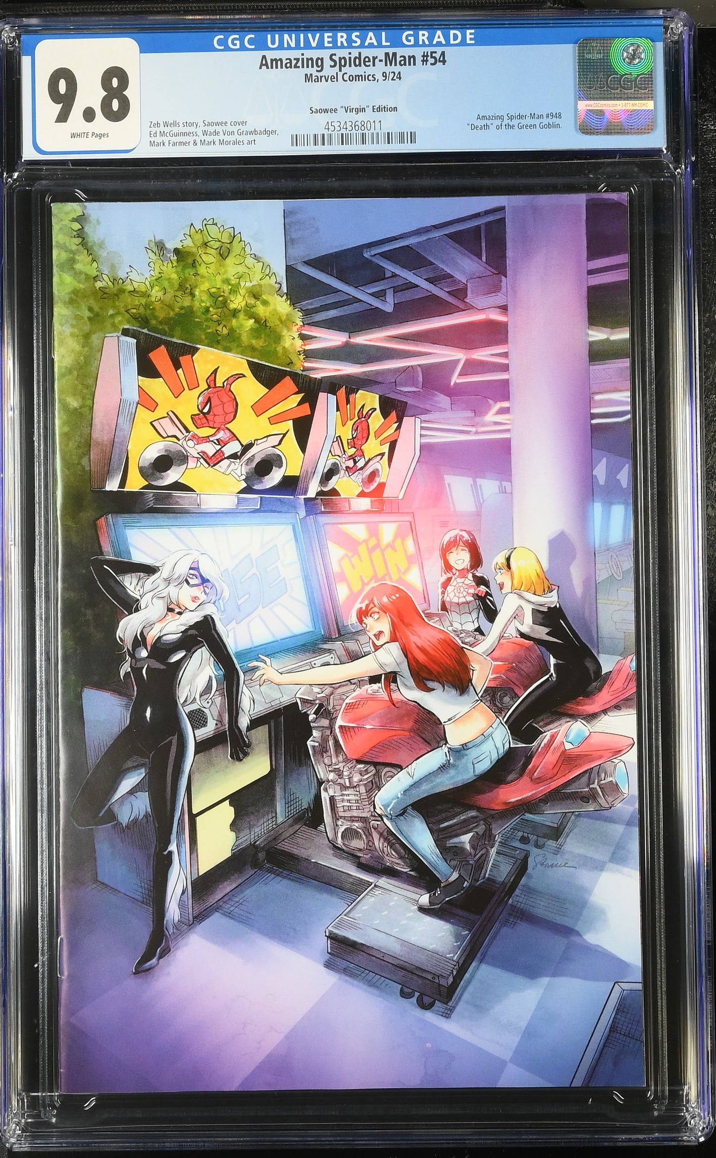 Amazing Spider-Man #54 Saowee "Virgin" Edition 9.8