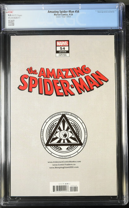 Amazing Spider-Man #54 Saowee "Virgin" Edition 9.8