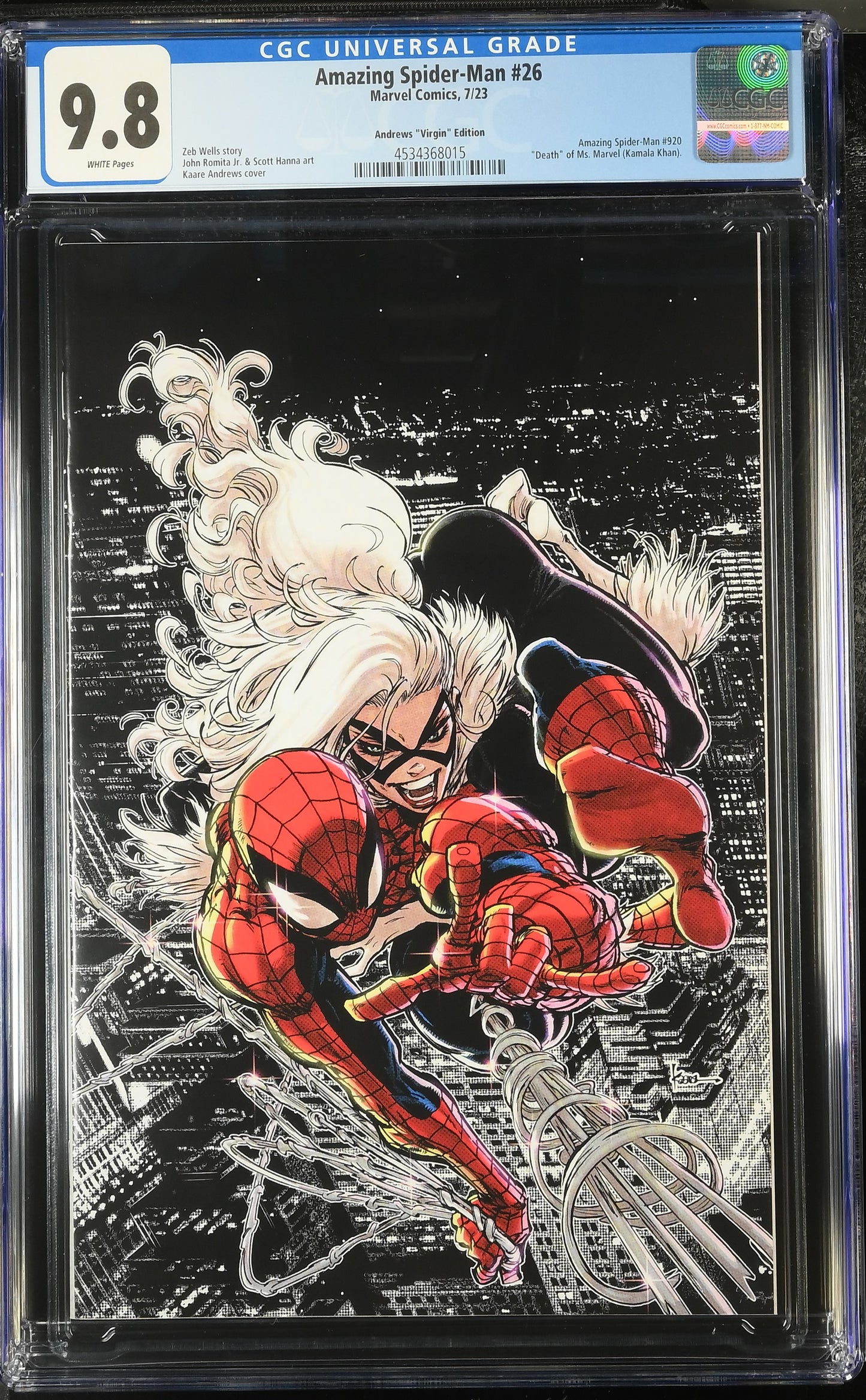 Amazing Spider-Man #26 Andrews "Virgin" CGC 9.8