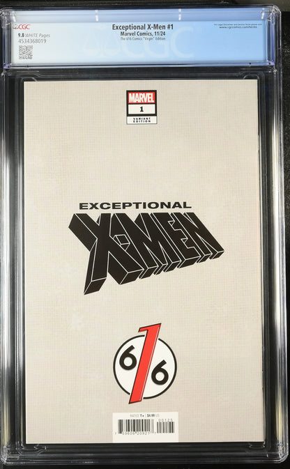 Exceptional X-Men #1 The 616 Comics Virgin 9.8