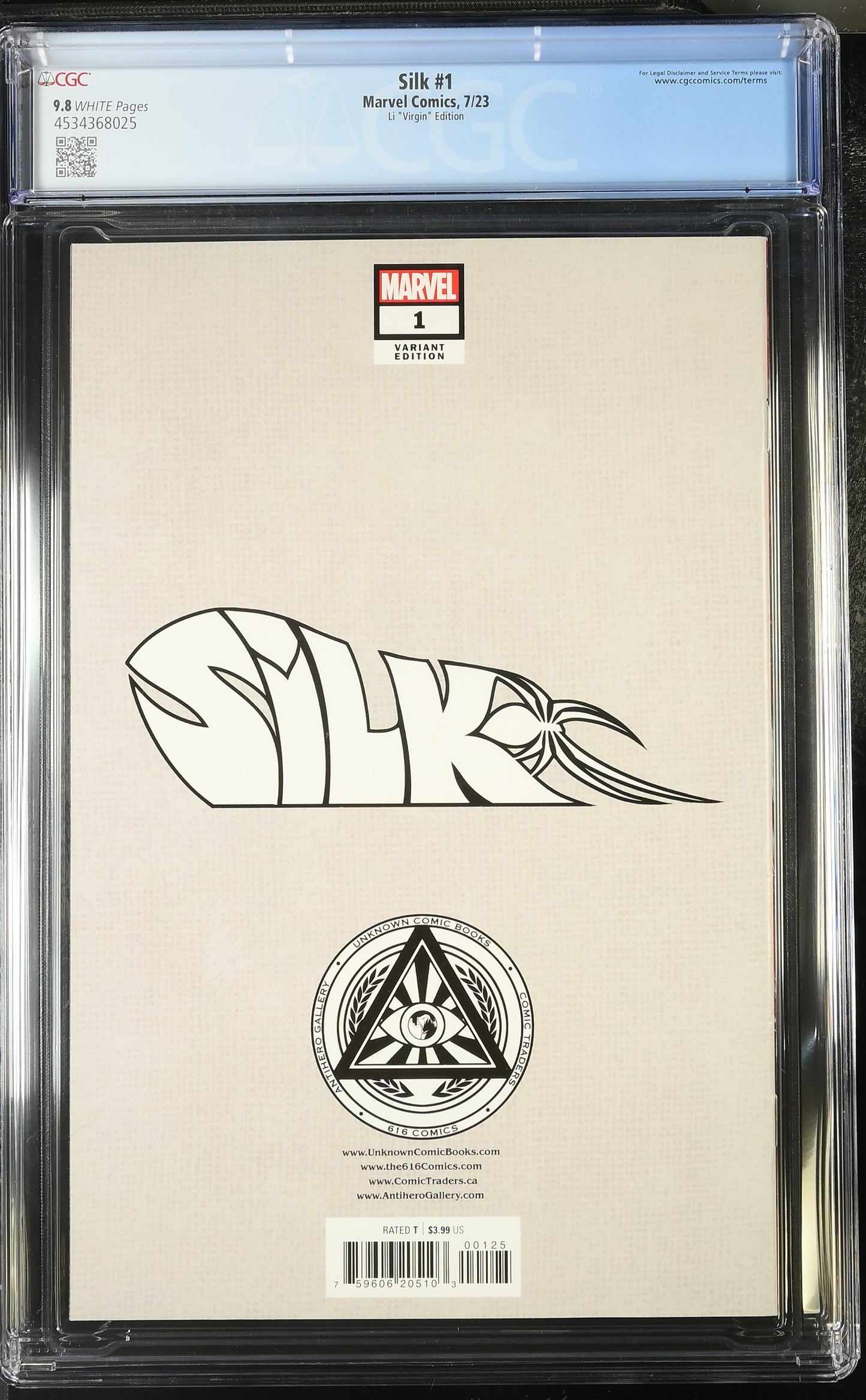 Silk #1 Li "Virgin" Edition 9.8