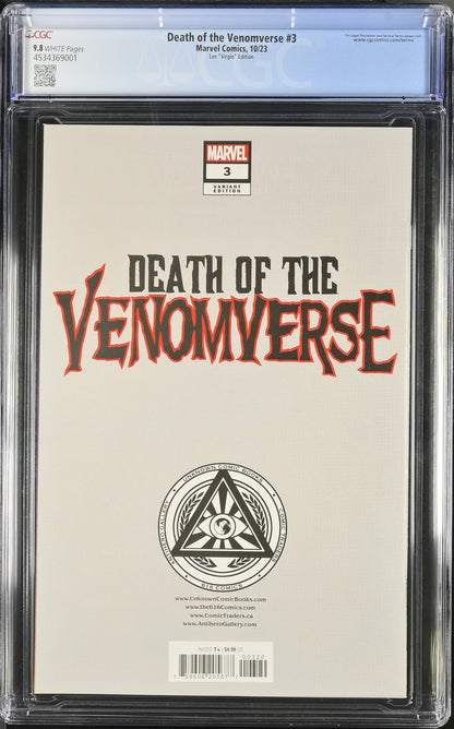 Death of the Venomverse #3 Lee "Virgin" Edition 9.8