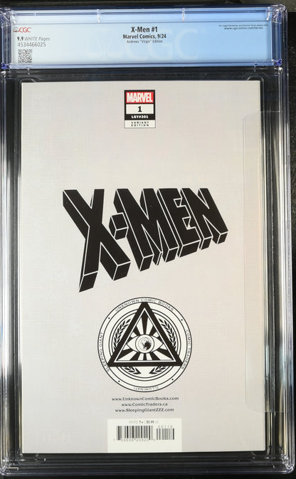 X-Men #1 Andrews Virgin cover CGC 9.9