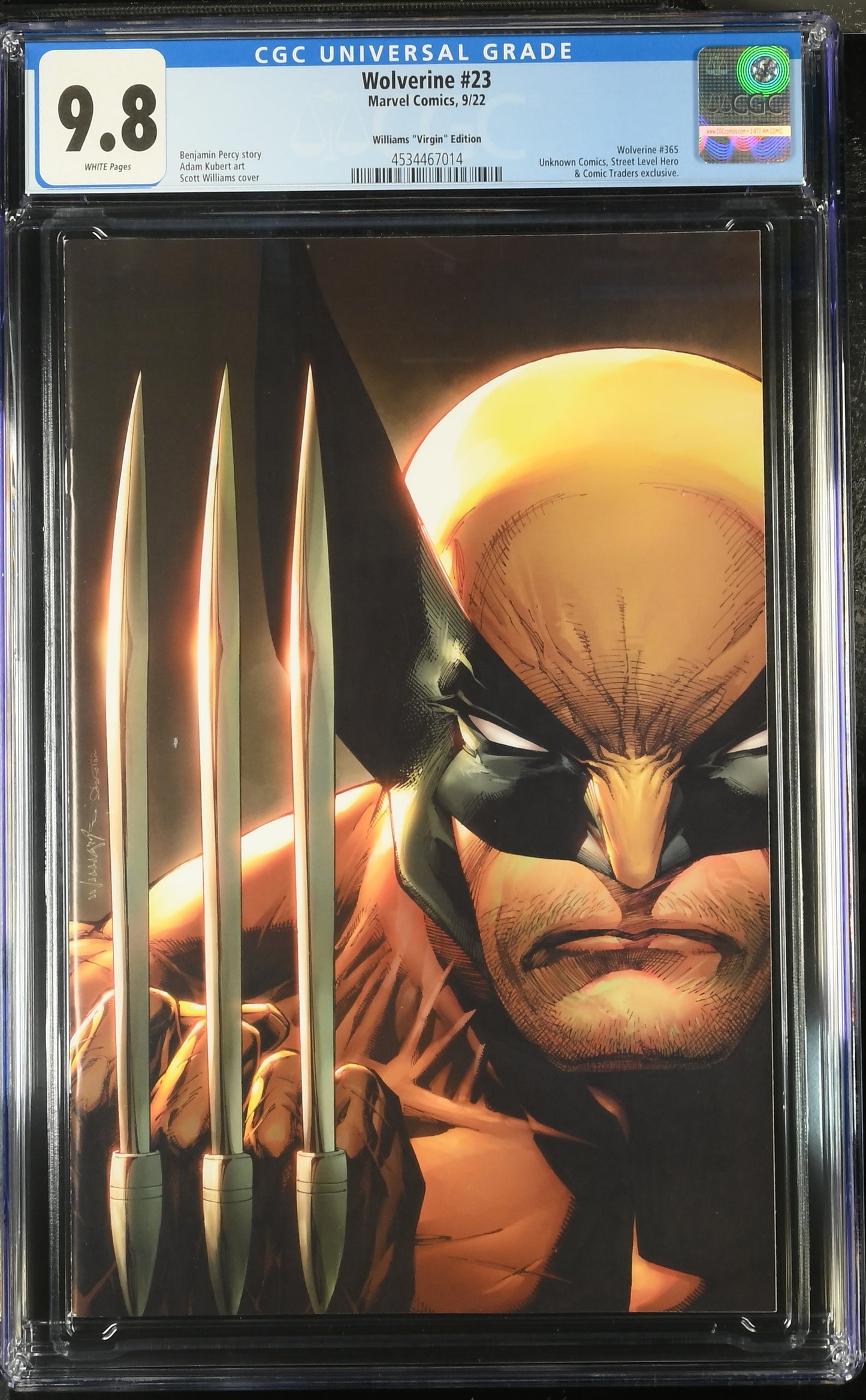 Wolverine #23 Williams "Virgin" Edition 9.8