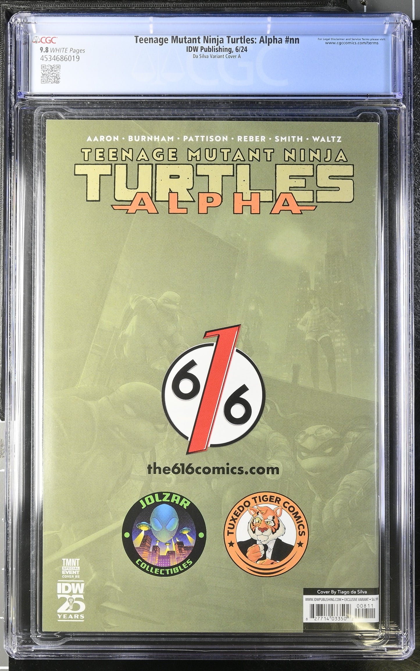 Teenage Mutant Ninja Turtles #nn Da Silva Variant Cover A 9.8
