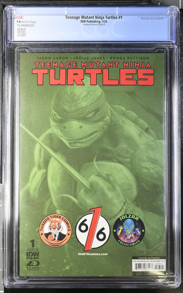 Teenage Mutant Ninja Turtles #1 Ferguson Variant Cover B 9.8
