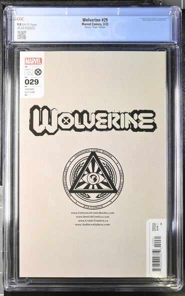 Wolverine #29 Harvey "Virgin" Edition 9.8